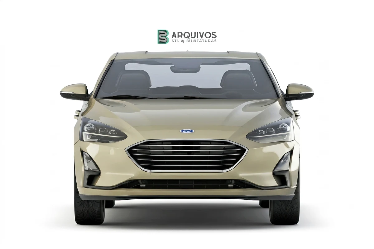 Modelo 3D STL - Ford Focus 1.0 Ecoboost 2018 — foto 3